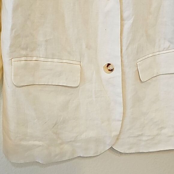 OAK & FORT Linen Blazer oversized xs - Picture 3 of 11